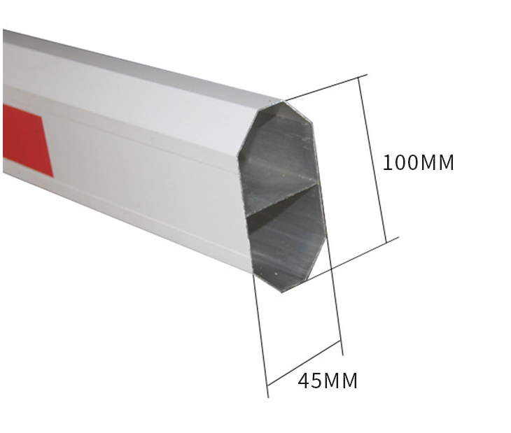 八角拦车杆/道闸八角杆/挡车杆